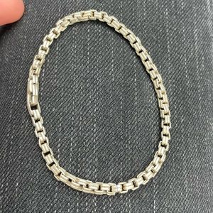 David Yurman Men’’s BOX CHAIN BRACELET IN STERLING SILVER